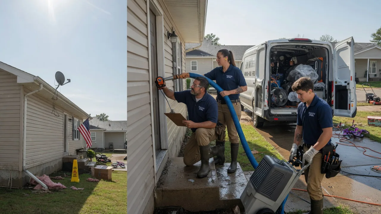 Ceiling Water Damage Restoration in Oldham, SD near me
